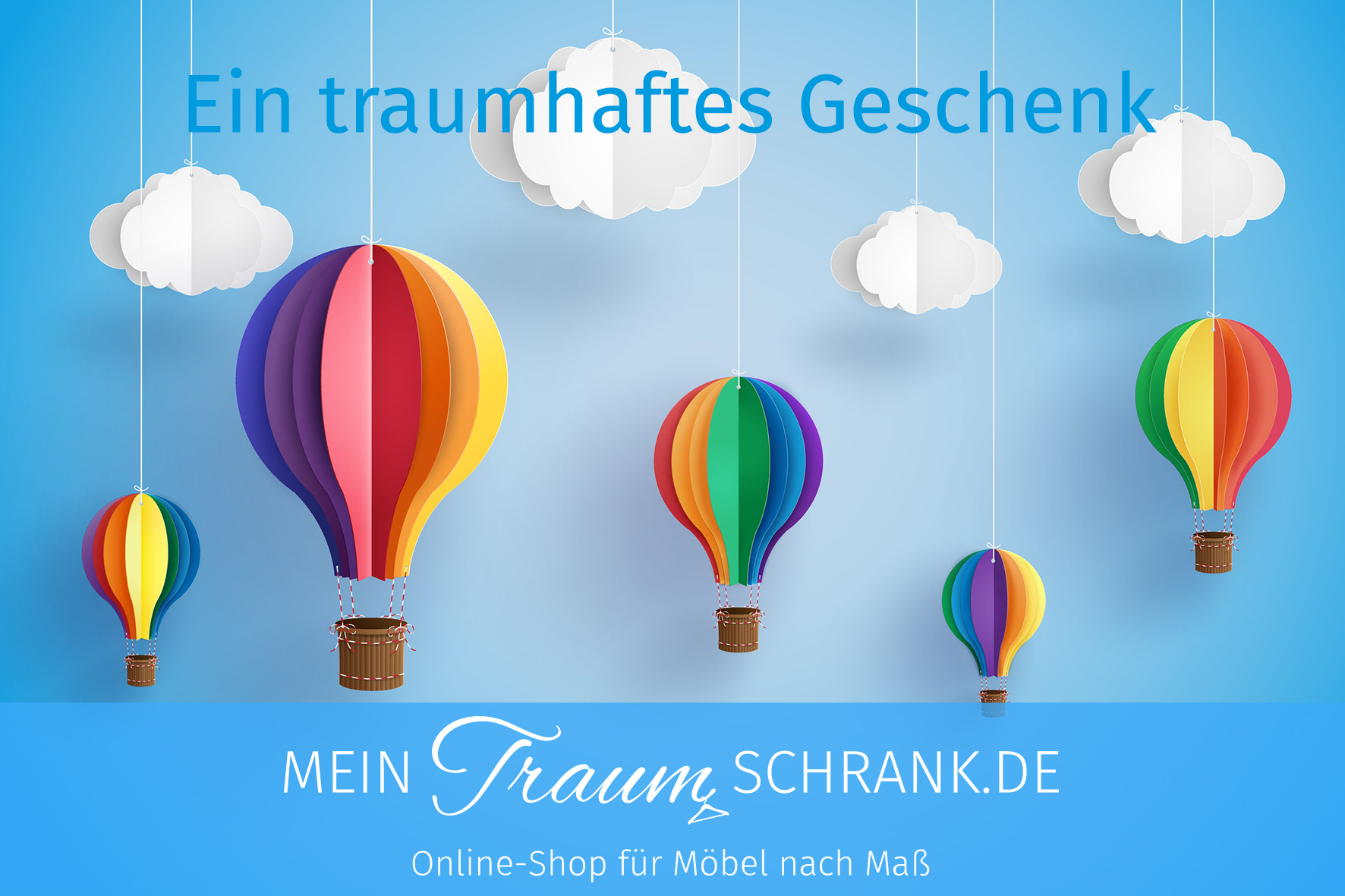 Ein traumhaftes Geschenk Motiv - Ballons