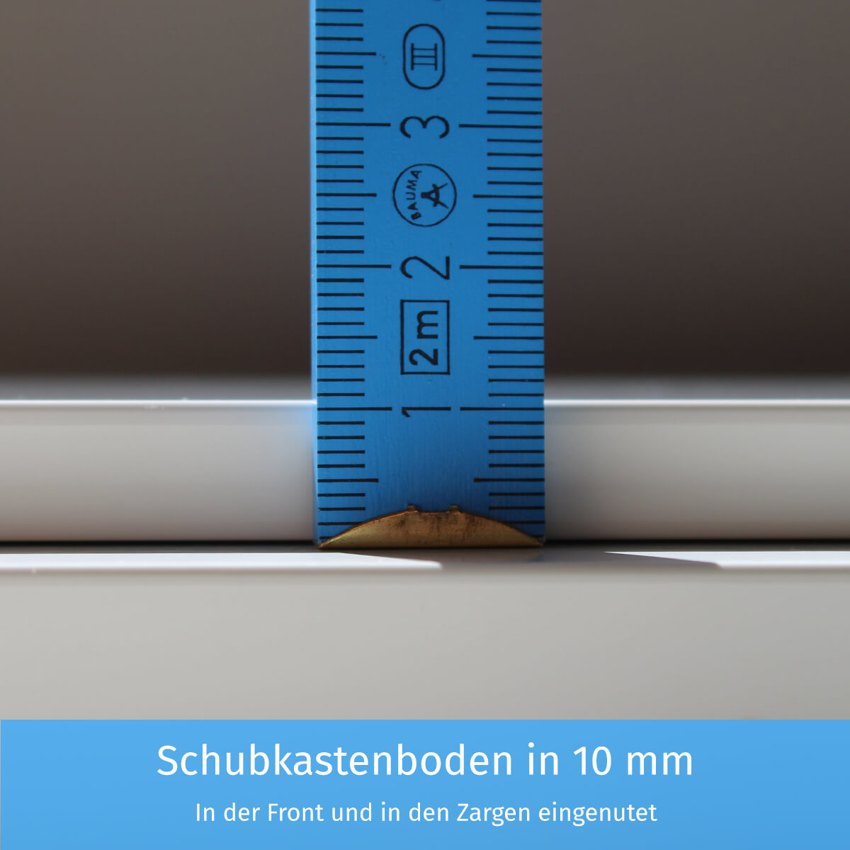 Schubkastenboden in 10 mm Schubkastenboden in 10 mm
