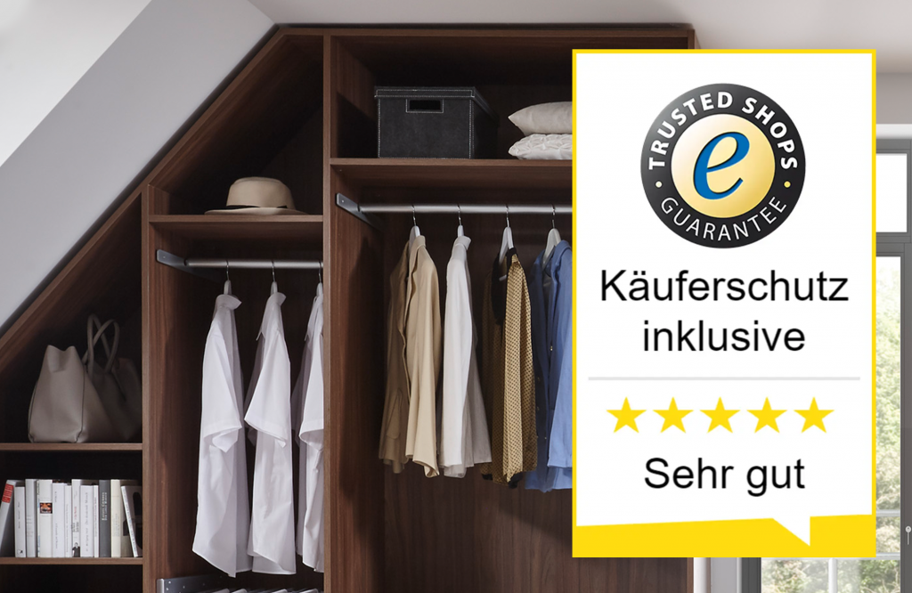 Dachschrägenschrank Trusted Shop Mein Schrank für jede Raumsituation